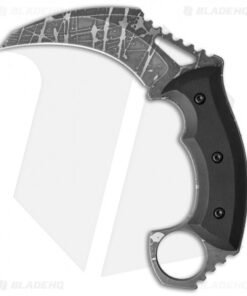 HavocWorks Custom KAOS-BIT Karambit Black G-10 (3.25" Pattern Etched)