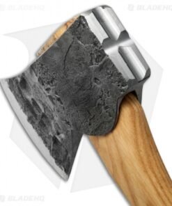 Alternative view of Hoffman Blacksmithing 19" Wasatch Axe Polished Top/Bottom - Natural Finish