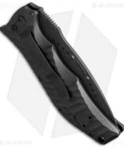Alternative view of HTM Gun Hammer Radian Automatic Knife (3.5" Black Serr)
