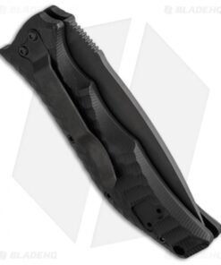 Alternative view of HTM Gun Hammer Bowie Automatic Knife (3.5" Black)