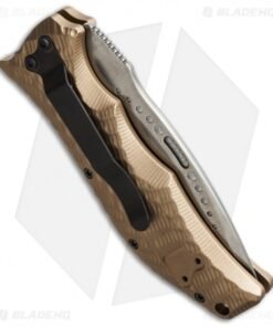 Alternative view of HTM Gun Hammer Radian Automatic Knife Flat Dark Earth (3.5" NG Satin Serr)