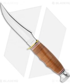 Ka-Bar Skinner Hunting Fixed Blade Knife Leather (4.375" Polish) 1233