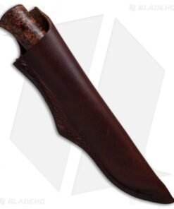 Alternative view of Karesuando Kniven Hunter 10 Fixed Blade Knife Curly Birch/Horn (3.875" Satin)