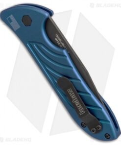 Alternative view of Kershaw Emerson Launch 5 Automatic Knife Blue Aluminum (3.4" Black) 7600BLUBLK