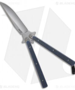 Alternative view of Les Voorhies Custom Knives Model 1 Balisong Butterfly Knife w/ Titanium Scales