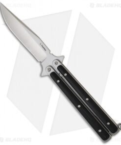 Les Voorhies Custom Knives Model 1 Balisong Butterfly Knife w/ Black G-10