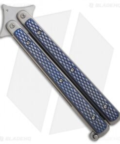 Alternative view of Les Voorhies Custom Knives Model 1 Balisong Butterfly Knife w/ Titanium Scales 2