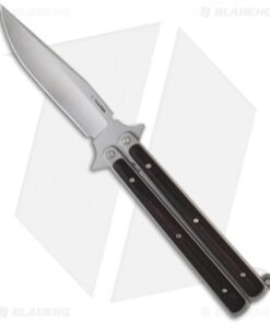 Les Voorhies Custom Knives Model 1 Balisong Butterfly Knife Red / Black G-10