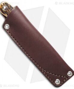 Alternative view of LT Wright Knives Great Plainsman Knife Stag + Lg Lanyard Hole (2.75" Satin)