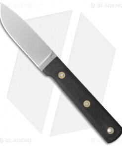 LT Wright Knives Maverick Scout Fixed Blade Knife Black Micarta (3.75" Satin)