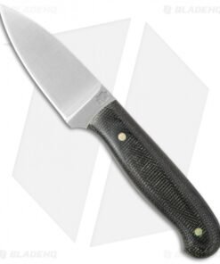 LT Wright Knives Patriot Fixed Blade Knife Black Micarta (2.5" Satin)