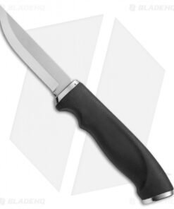 Marttiini Silver Carbinox Fixed Blade Knife Black (3.375" Polish)