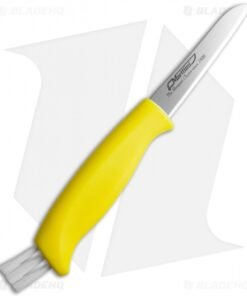 Alternative view of Marttiini Mushroom Knife Yellow Fixed Blade Knife (2.75" Mirror) 709012
