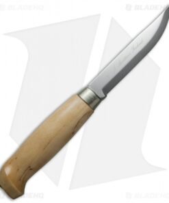 Alternative view of Marttiini Knives Lynx 131 Curly Birch Fixed Blade Knife (3.375" Mirror) 131010