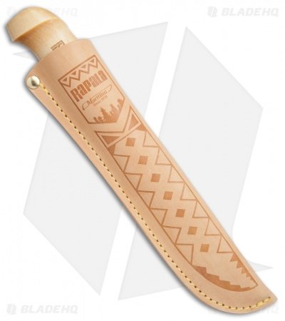 Marttiini Rapala Classic Birch Guthook Fixed Blade Knife (3.6" Satin) - Image 2