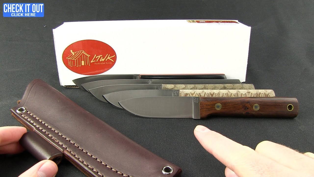 LT Wright Knives Maverick Scout Fixed Blade Knife Black Micarta (3.75" Satin) - Image 3