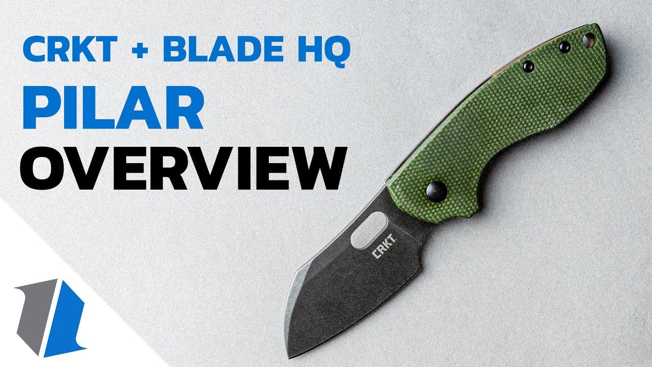 CRKT Pilar Frame Lock Knife Natural G-10 BHQ Exclusive (2.4" Black SW D2) - Image 4