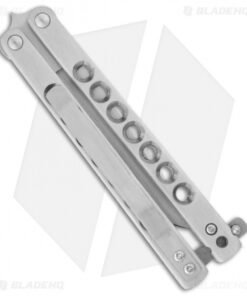 Alternative view of McAhron Custom 3" Fighter Balisong Titanium Butterfly Knife