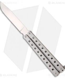 McAhron Custom Balisong Glass Fiber Twill Butterfly Knife (4.5" Satin)