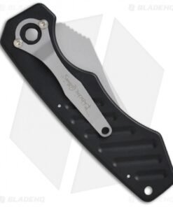 Alternative view of Meyerco Blackie Collins Tactical Automatic Knife Clip Point (3.38" Bead Blast)