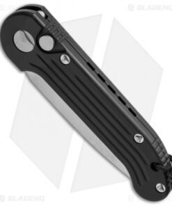 Alternative view of Microtech LUDT Automatic Knife Black (3.4" Stonewash Serr) 135-11