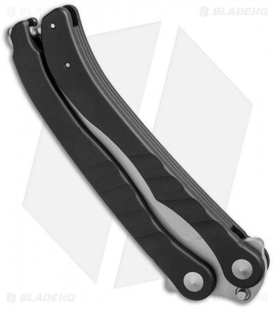 Microtech Metalmark Aluminum Balisong Butterfly Knife (3.875" Bead Blast) 170-7 - Image 2