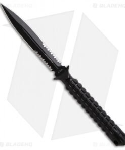 Microtech A.D.O. Knife Fixed Blade Dagger (4.5" Black Serr) 115-2