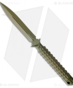 Microtech A.D.O. Knife D/E Dagger Fixed Blade (4.5" Green) 115-1GR