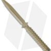 Microtech A.D.O. Knife D/E Dagger Fixed Blade (4.5" Tan Plain) 115-1TA