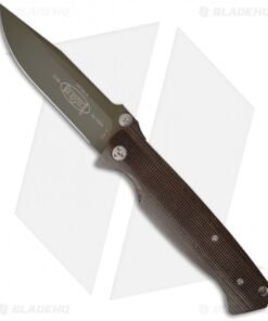 Microtech CMTX5 D/A Automatic Knife Canvas Micarta (3.5" OD Green) 10/2004