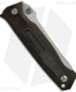 Alternative view of Microtech CMTX5 D/A Automatic Knife Canvas Micarta (3.5" Satin Serr) 08/2004