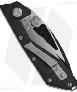 Alternative view of Marfione Strider Custom DOC D/A Automatic Knife CF (Two-Tone Black Ceramic)