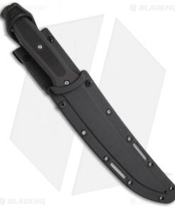 Alternative view of Microtech Black Marlin Filet Knife Fixed Blade (7" Black Plain) 08/2002