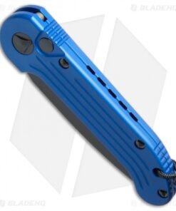 Alternative view of Microtech LUDT Automatic Knife Blue (3.4" Black) 135-1BL