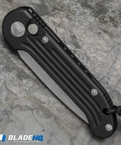 Alternative view of Microtech LUDT Automatic Knife Black (3.4" Apocalyptic) 135-10AP