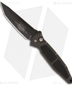 Microtech Mini Socom Tanto Automatic Knife (3.25" Black Plain) 3/99