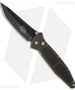 RARE Microtech Socom D/A Automatic Tanto Knife (4" Black Plain) 6/97
