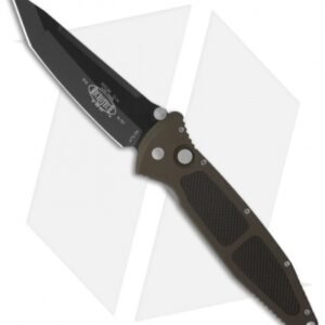 RARE Microtech Socom D/A Automatic Tanto Knife (4" Black Plain) 6/97