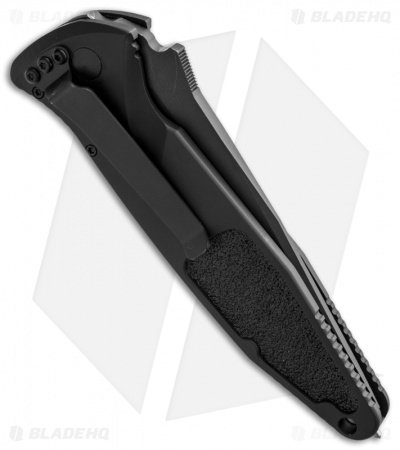 Microtech Socom Elite Tactical Automatic Knife S90V (4" Black Plain) 12/2004 - Image 2