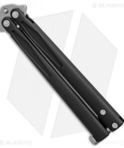 Alternative view of Microtech Tachyon III Balisong Butterfly Knife (4.5" Bead Blast Serr) 173-8