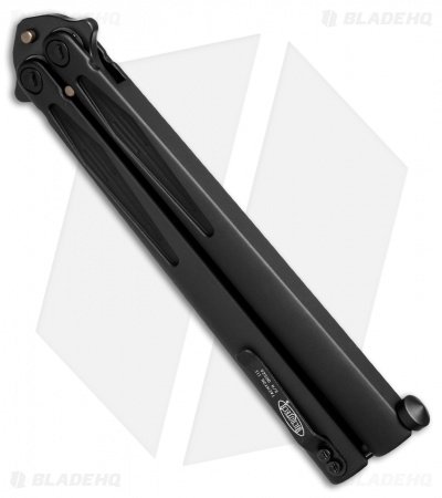 Microtech Tachyon III Balisong Butterfly Knife Tactical (4.5" Black) 173-1T - Image 3