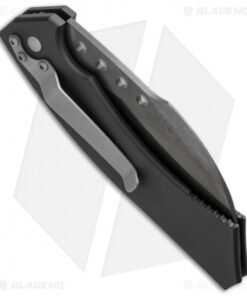 Alternative view of Microtech Hawk Automatic Knife (4" Black Serr) 06/2002