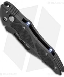 Alternative view of Microtech Vector Automatic Knife (3.125" Black Serr) 12/1999