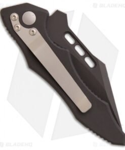 Alternative view of Vintage Microtech Vector Automatic Knife (3.1" Black Plain) 7/99
