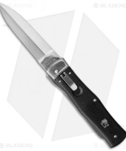Alternative view of Mikov 241 Predator Leverlock Automatic Knife w/ Saw ABS Black (3.75" Polish)