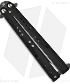 Alternative view of Microtech Dragonfly Balisong Butterfly Knife (3.75" Stonewash Plain)
