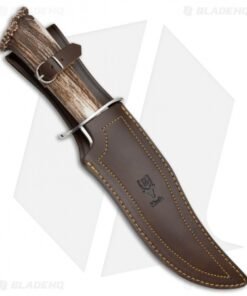 Alternative view of Muela Lobo Bowie Fixed Blade Knife Crown Stag (9.1" Satin)