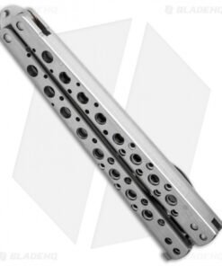 Alternative view of Nathan Dewey Custom Deviant Balisong Butterfly Knife + Clip (4.25" Satin) 16-Jan
