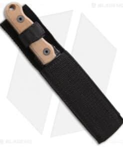 Alternative view of Ontario Ranger Shiv Fixed Blade Knife w/ Tan Micarta Handle (4.5" Plain) 9411TM