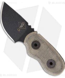 Ontario Little Bird Knife w/Black Micarta (1.75" Black) 9412BM